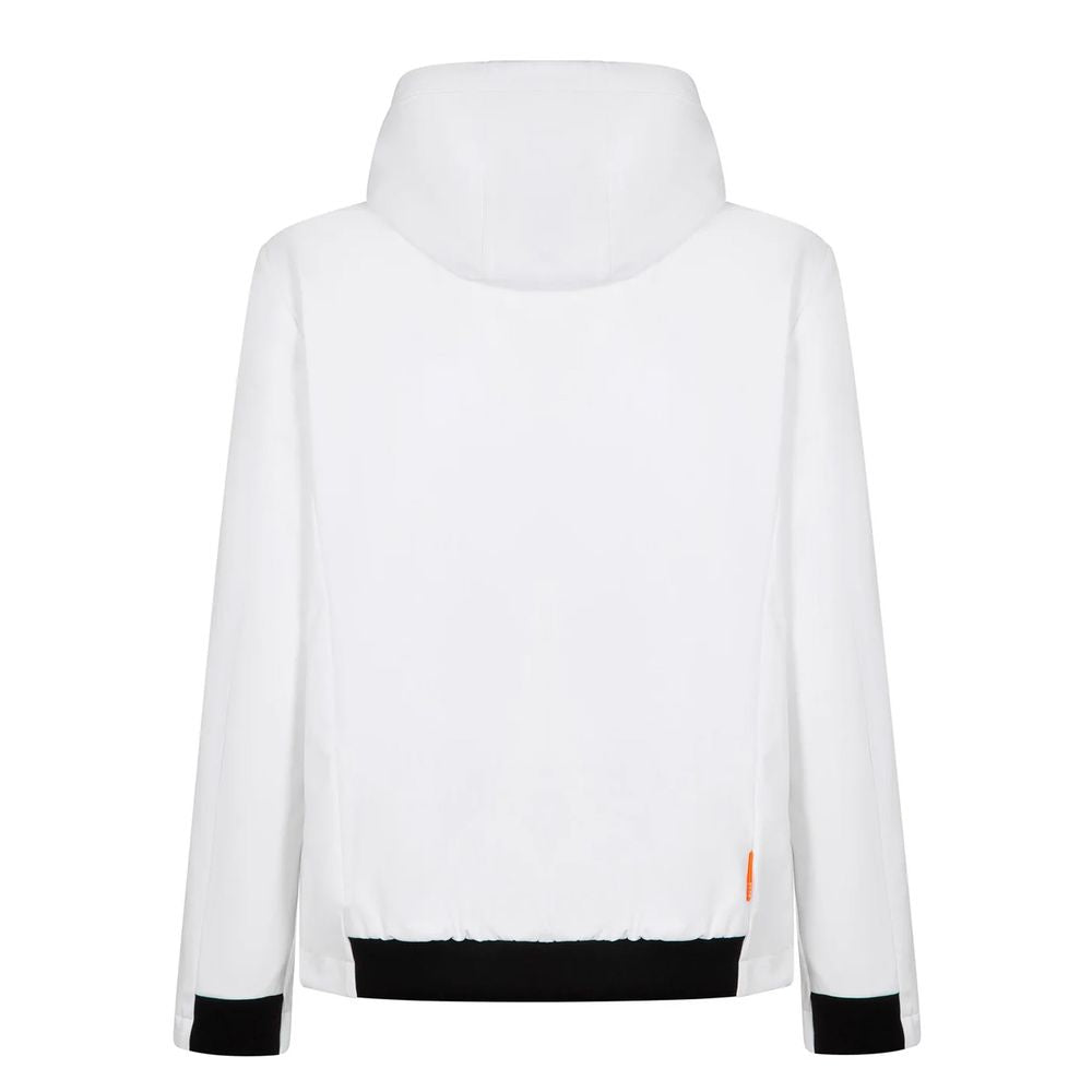 White Polyester Men's Jacket Suns
