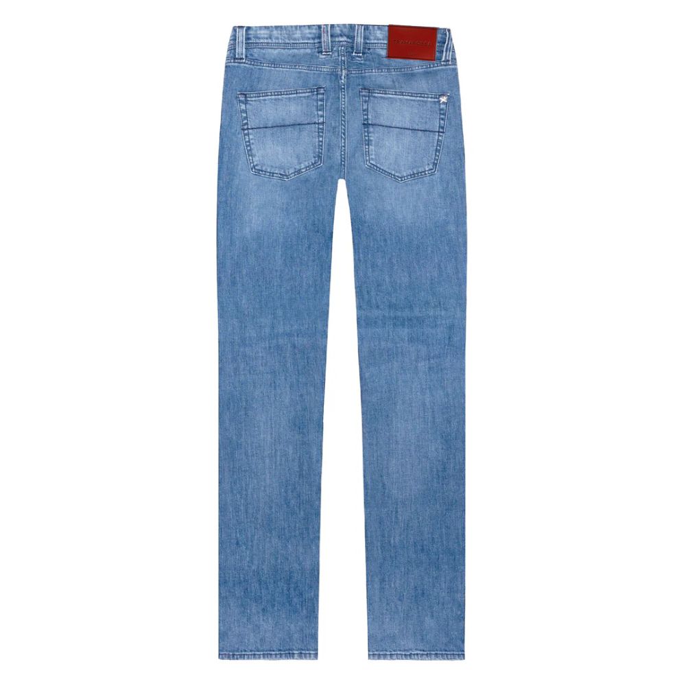 Blue Cotton Men Jeans Tramarossa
