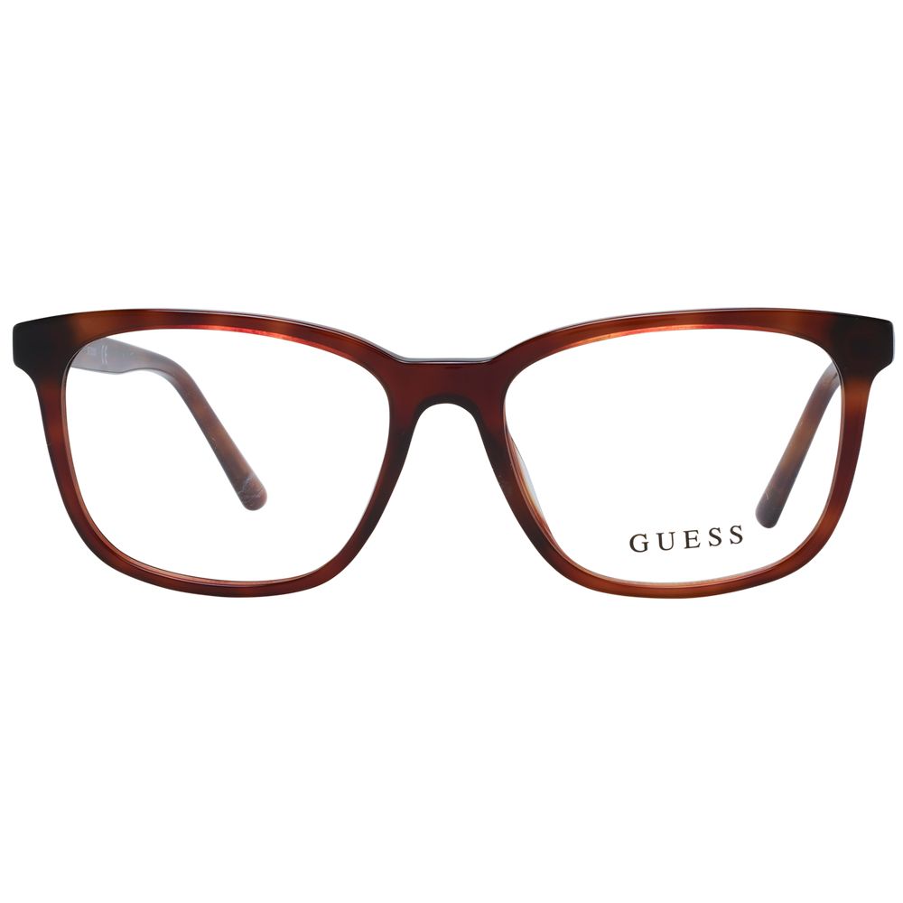 Brown Unisex Glasses Frame Guess