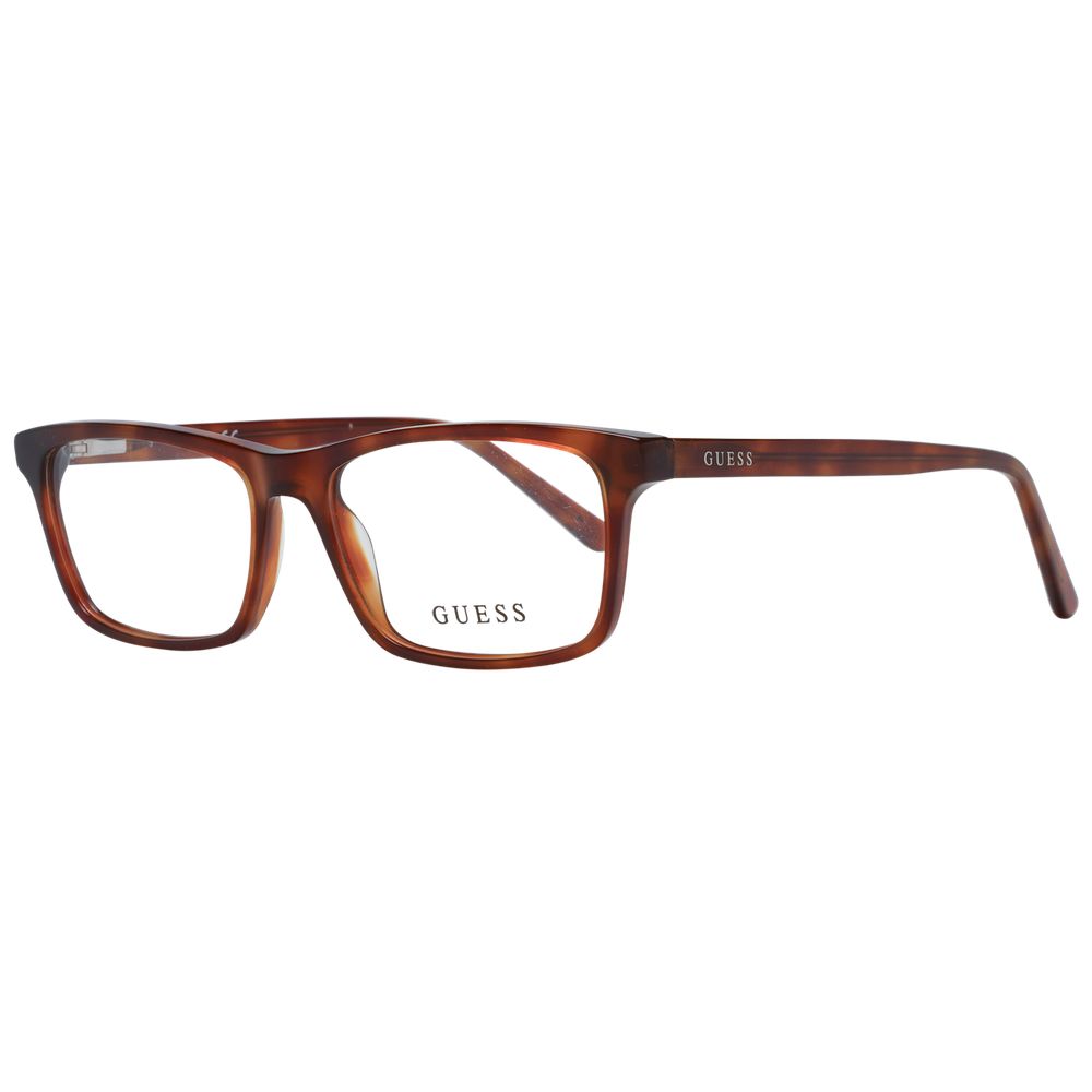 Brown Unisex Glasses Frame Guess