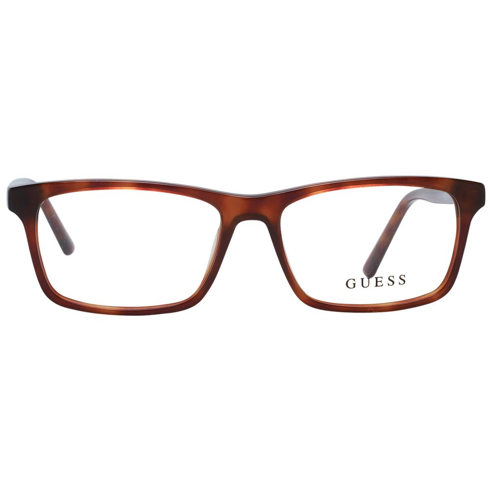 Brown Unisex Glasses Frame Guess