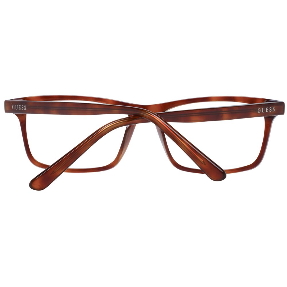 Brown Unisex Glasses Frame Guess