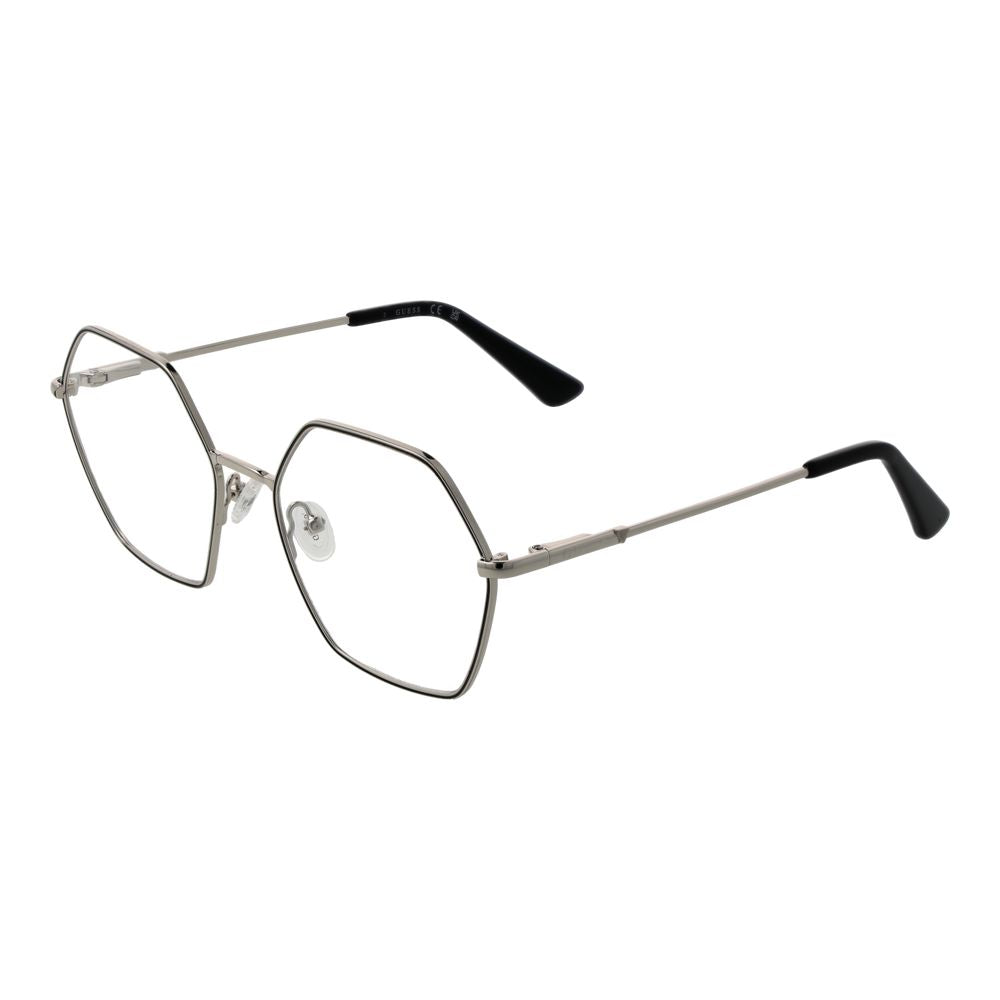 Silver Women Glasses Frame Guess
