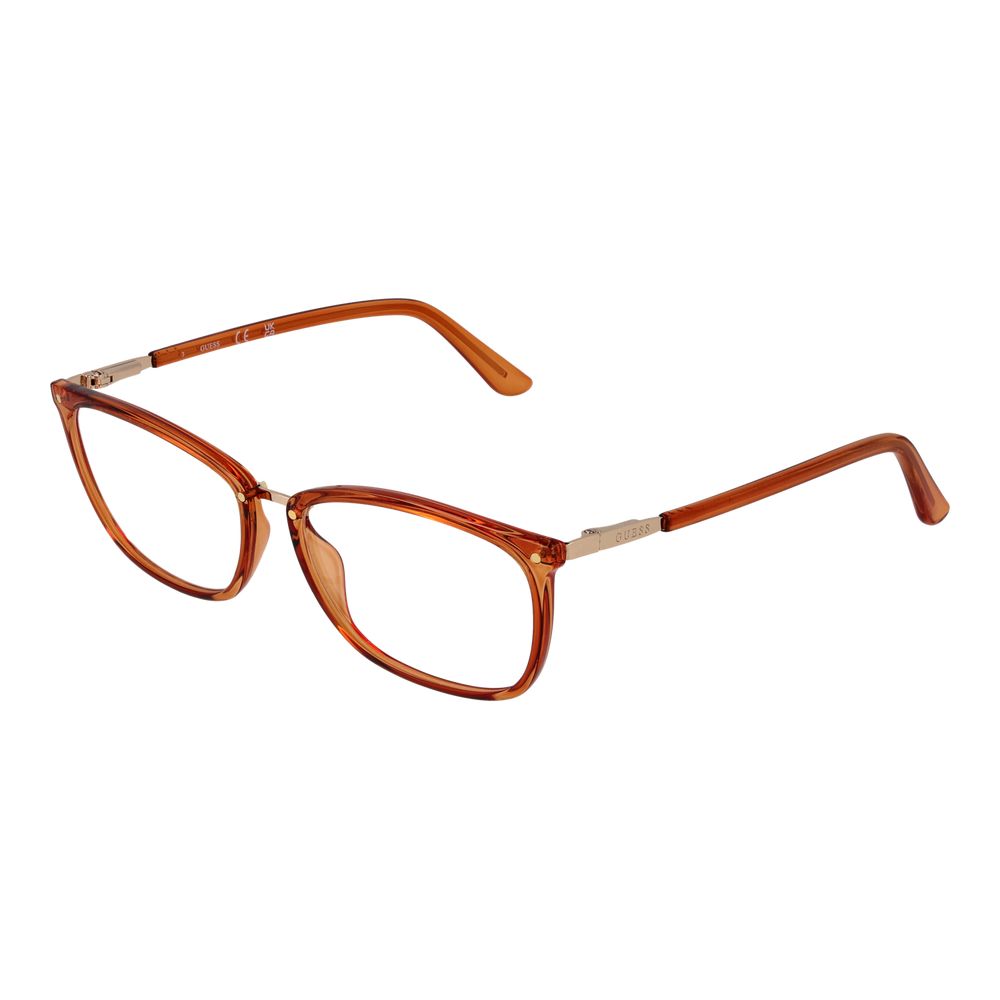 Orange Women Glasses Frame Guess