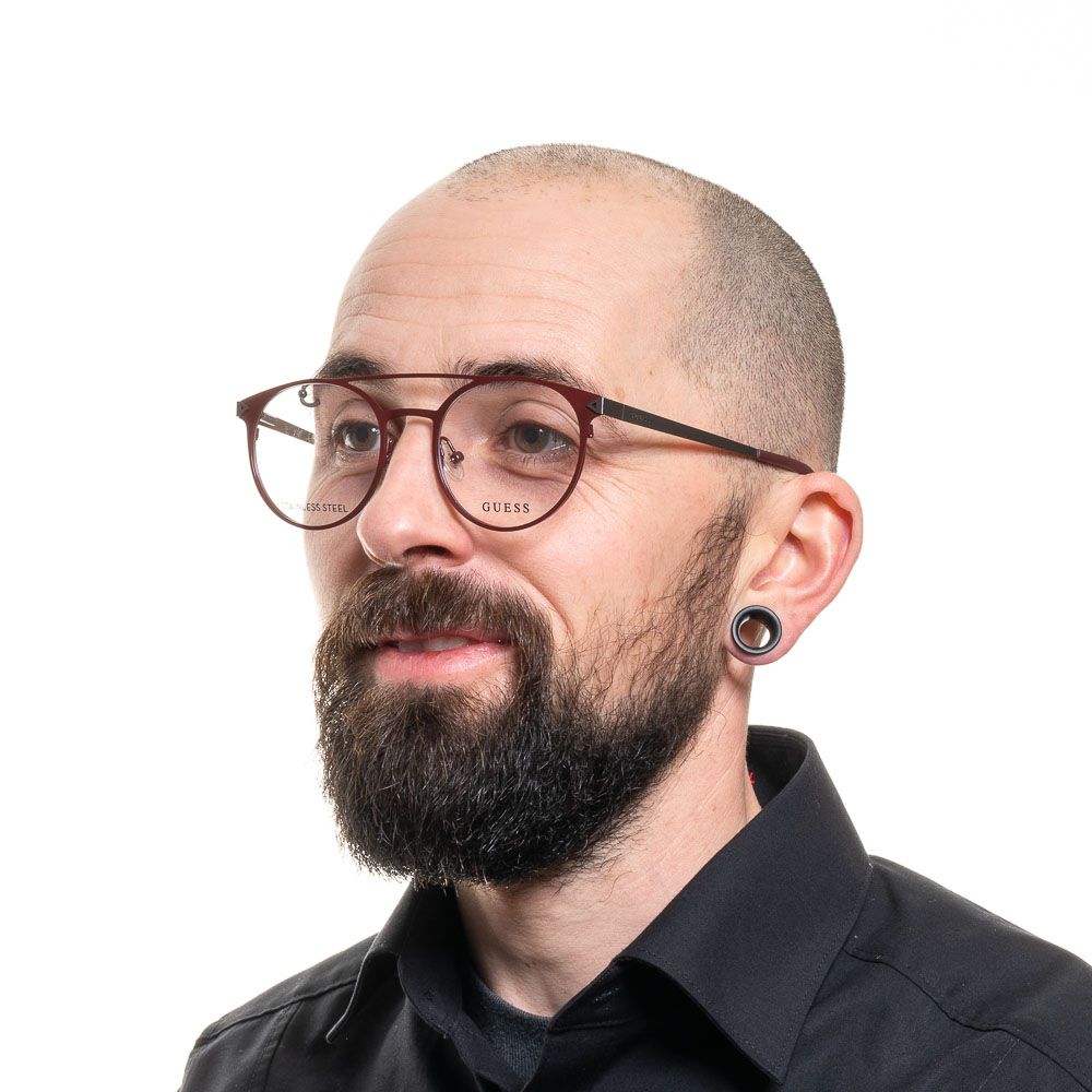 Red Men Glasses Frame Guess