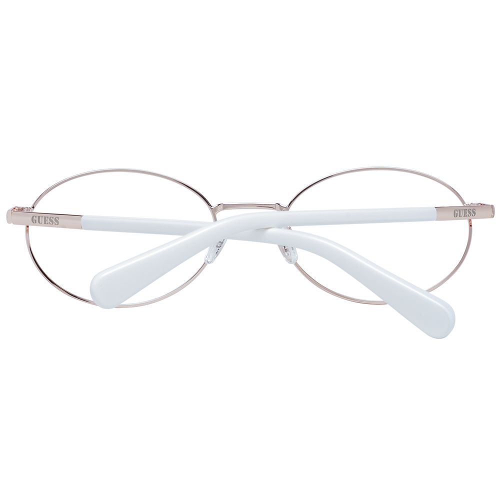 White Unisex Glasses Frame Guess