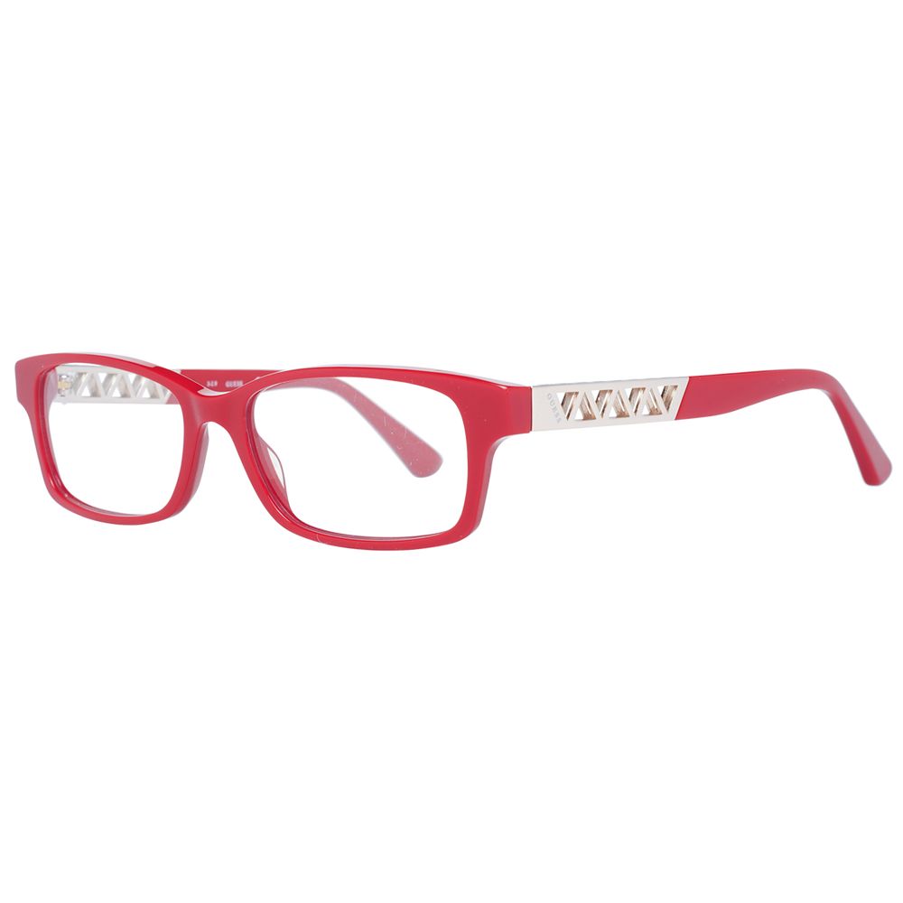Red Women Glasses Frame Guess