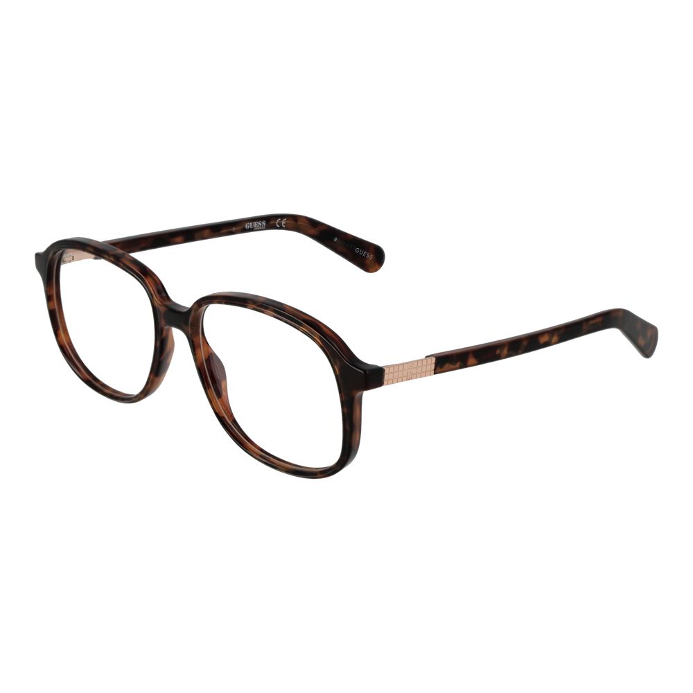 Brown Unisex Glasses Frame Guess
