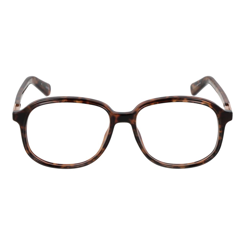 Brown Unisex Glasses Frame Guess