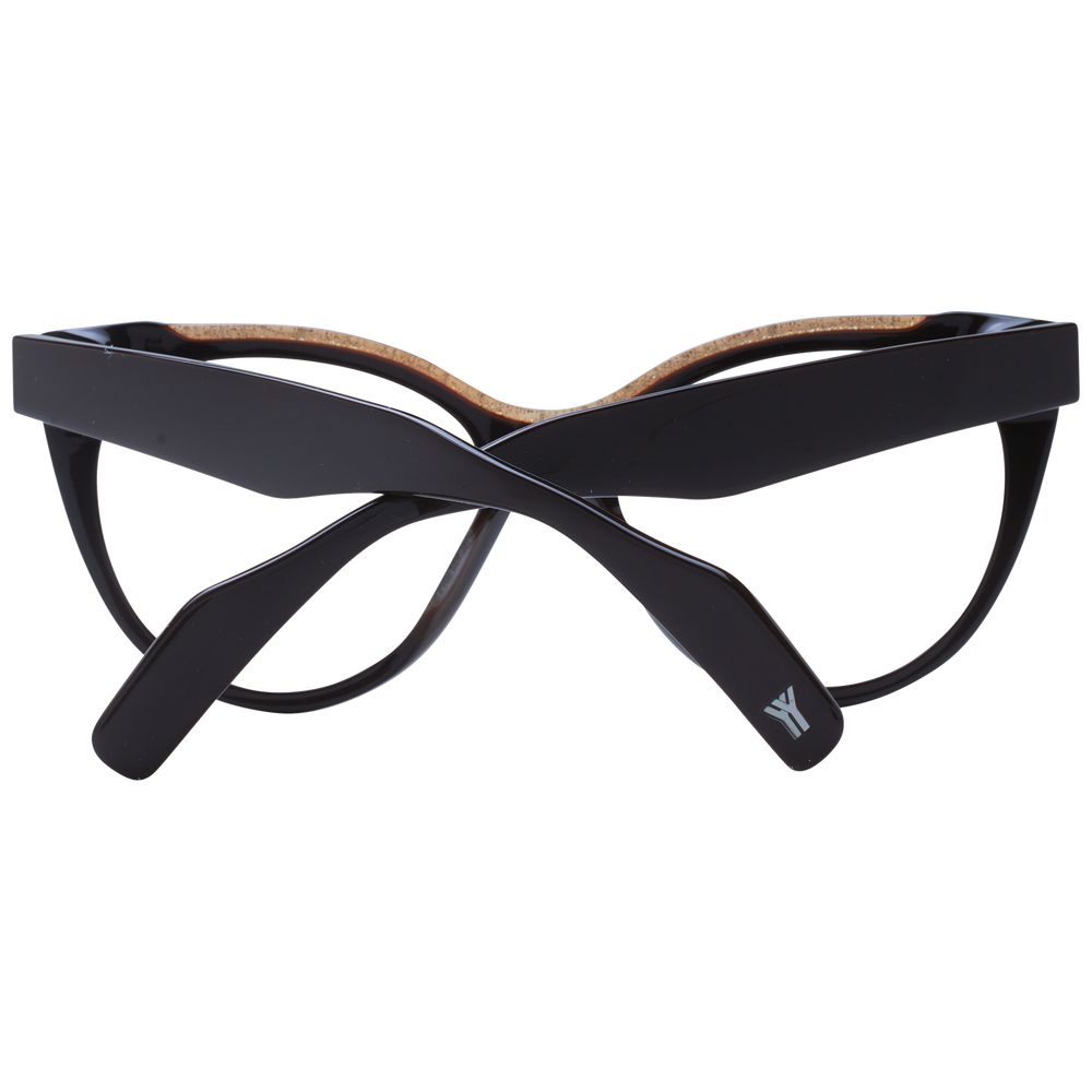 Brown Women Glasses Frame Yohji Yamamoto