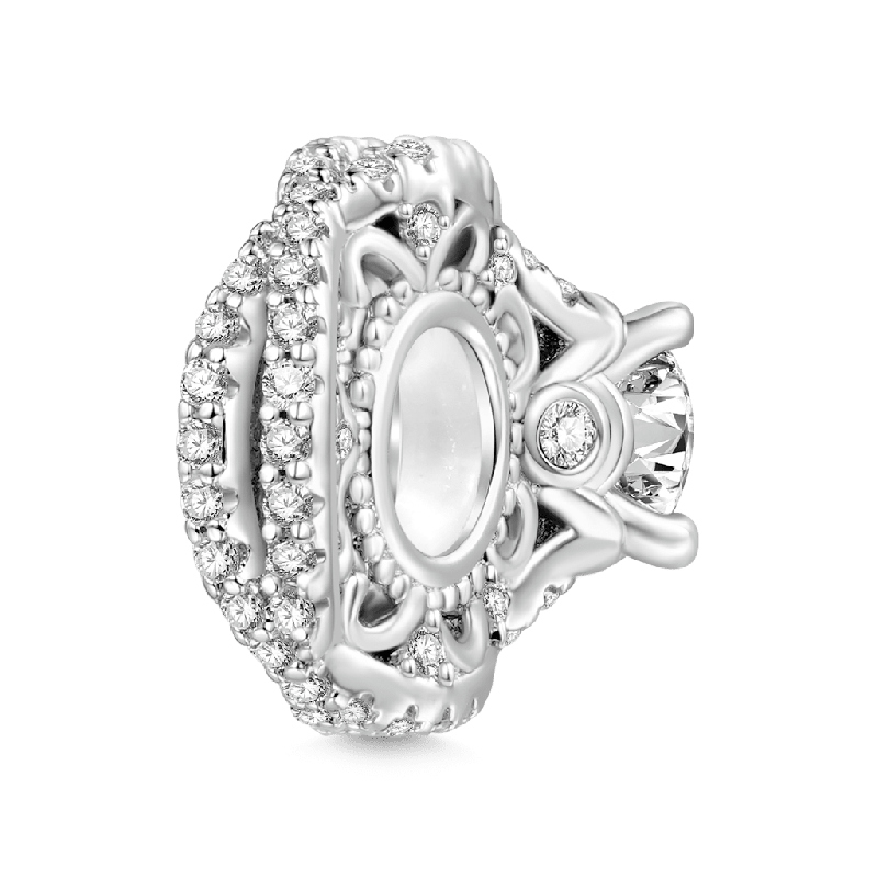 The Diamond Ring Wedding Stopper Charm silver charms Shopella