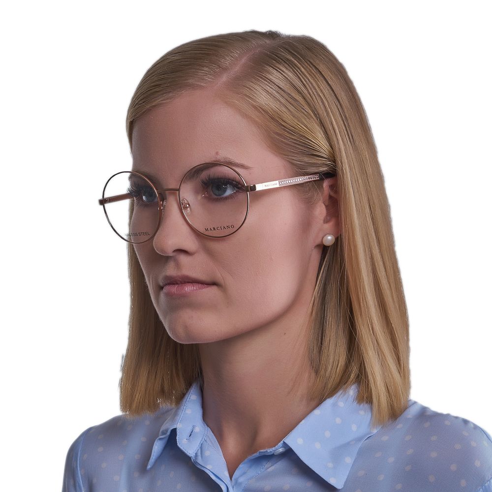 Rose Gold Women Glasses Frame Marciano by Guess
