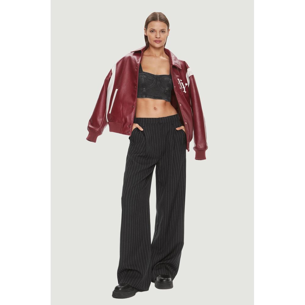 Black Recycled Cotton Top Tommy Hilfiger Jeans