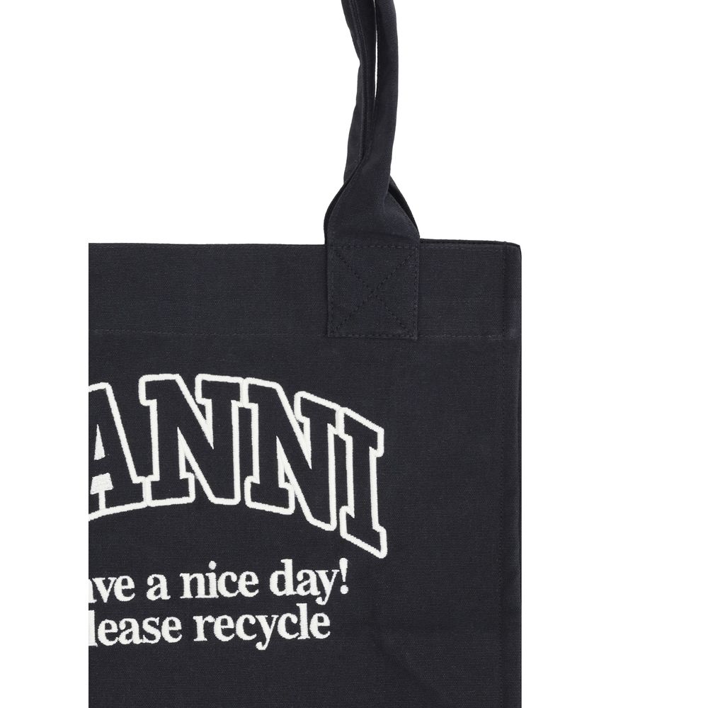 Cotton Tote Bag Ganni