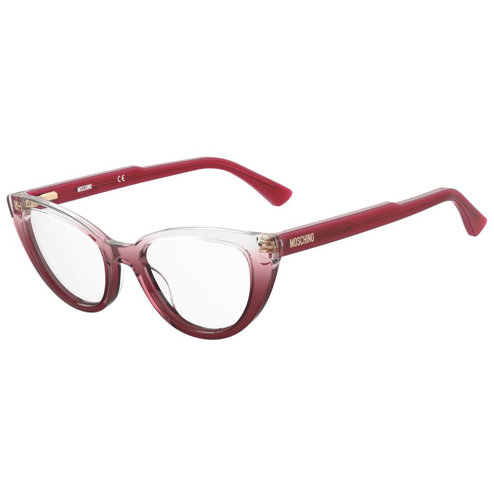 Red Acetate Frames Moschino