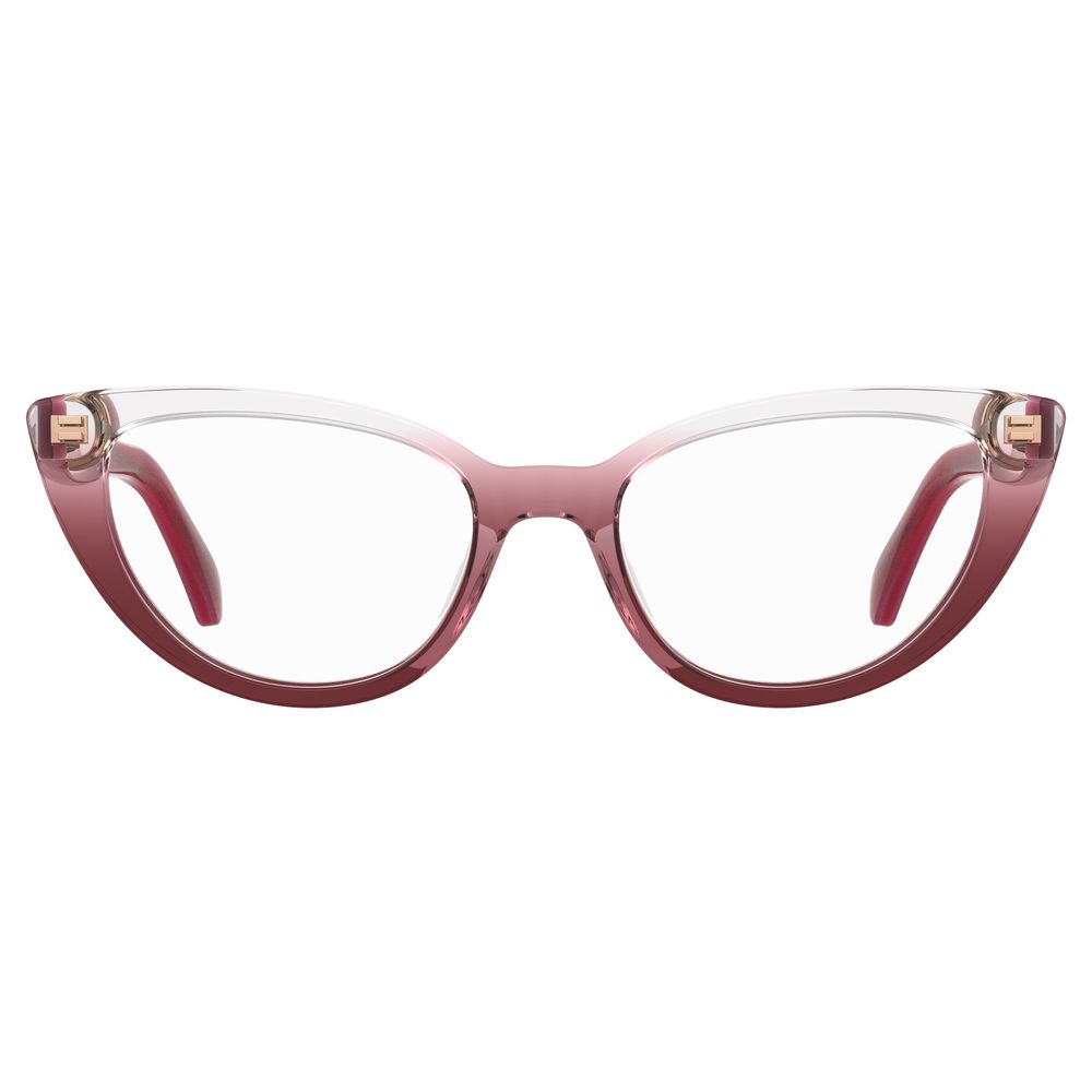Red Acetate Frames Moschino