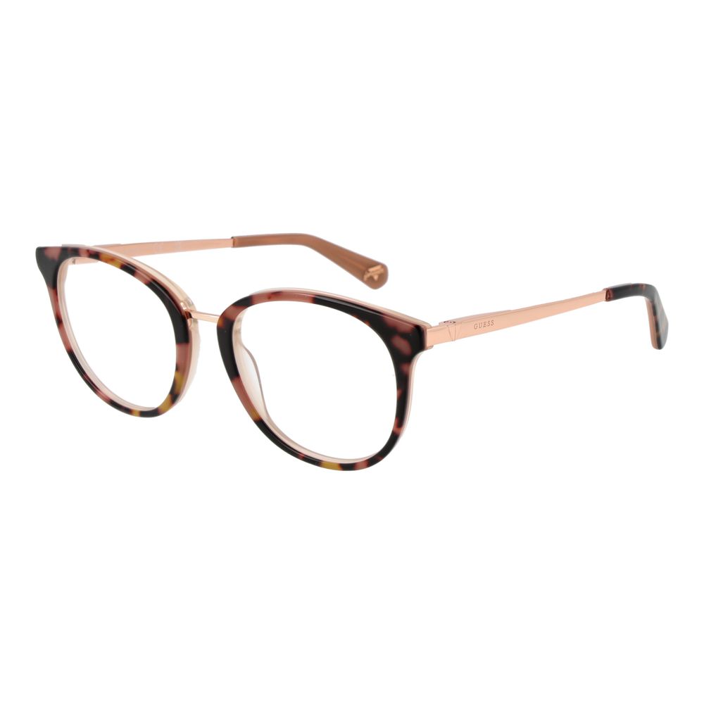 Brown Unisex Glasses Frame Guess