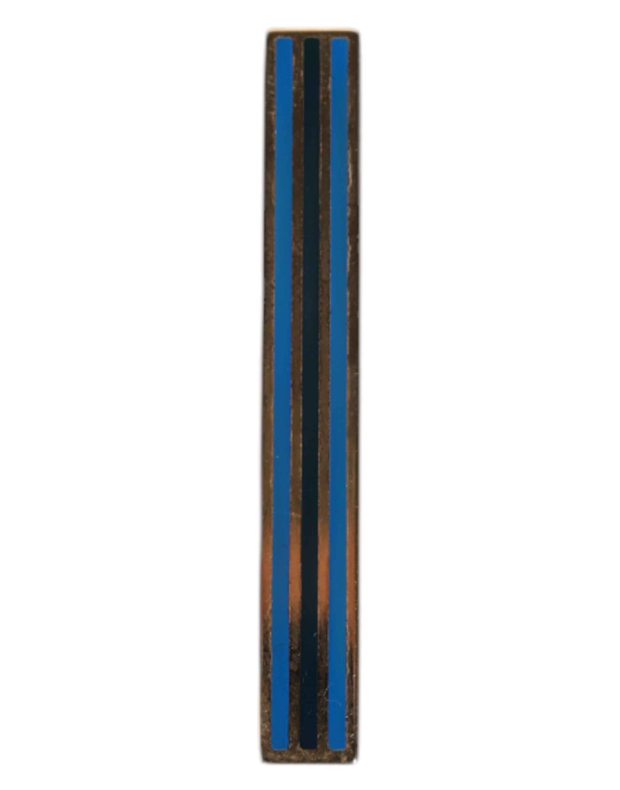 Gold Tone Brass Logo Branded Tie Clip Bar Dolce & Gabbana
