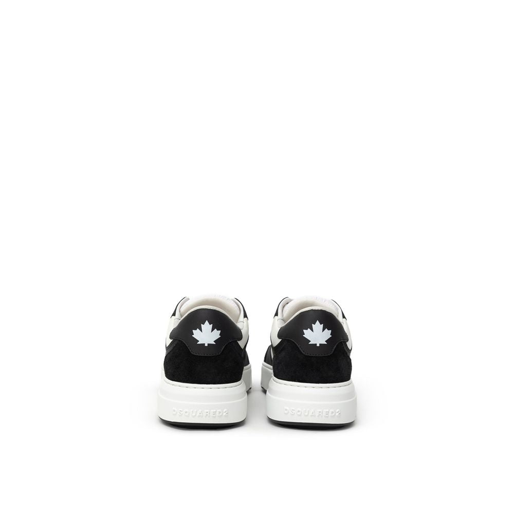 Black And White Leather Sneaker Dsquared²