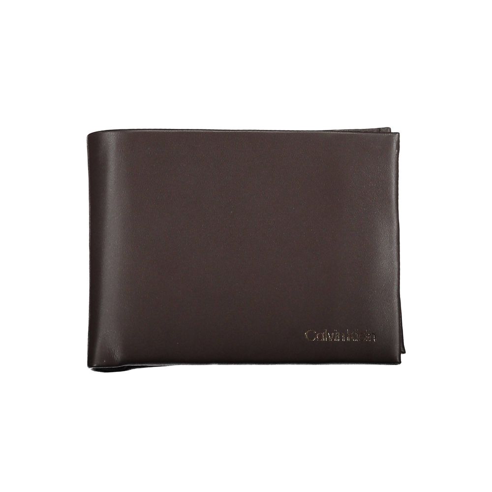 Elegant Leather Dual-Compartment Wallet Calvin Klein