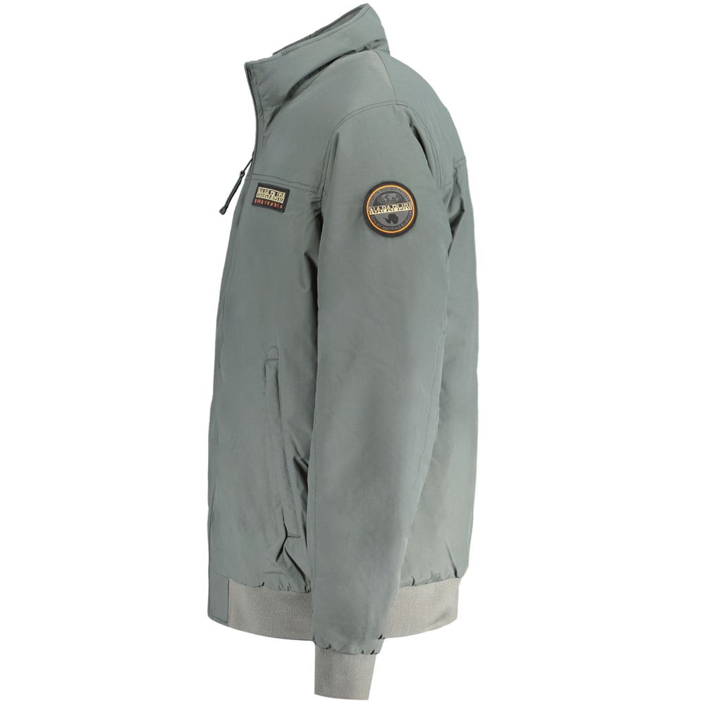 Green Polyamide Men Jacket Napapijri