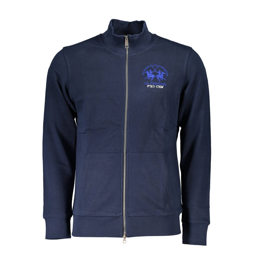 Blue Cotton Men's Sweater La Martina