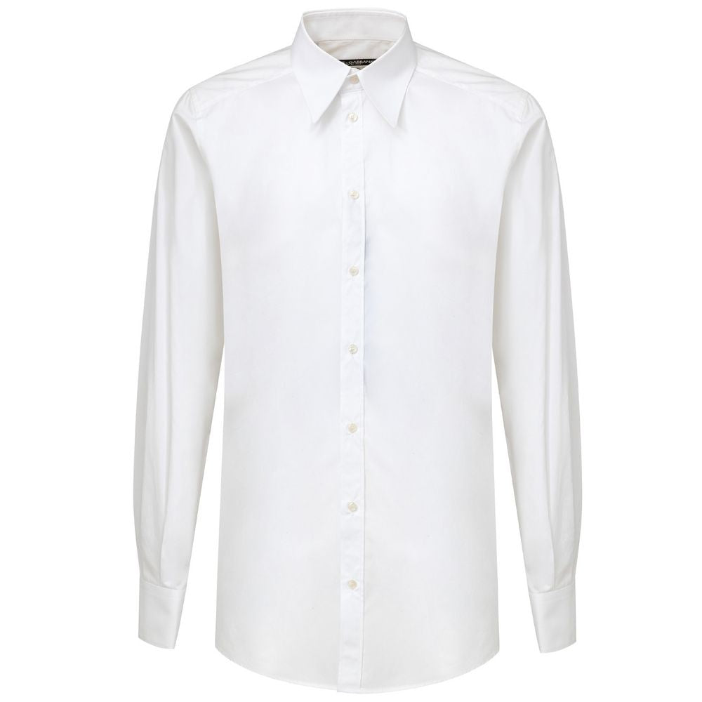 White Cotton Shirt Dolce & Gabbana