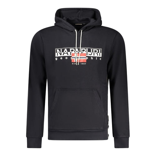 Black Cotton Men Sweater Napapijri