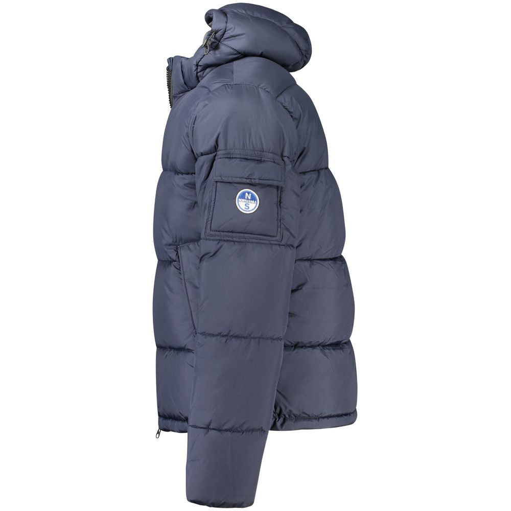 Blue Polyester Men Jacket North Sails