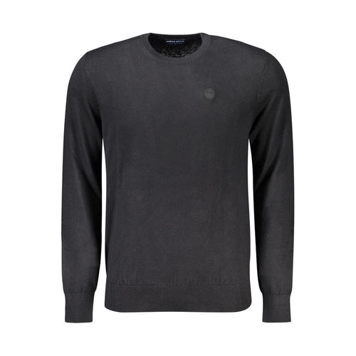 Black Cotton Men Sweater North Sails