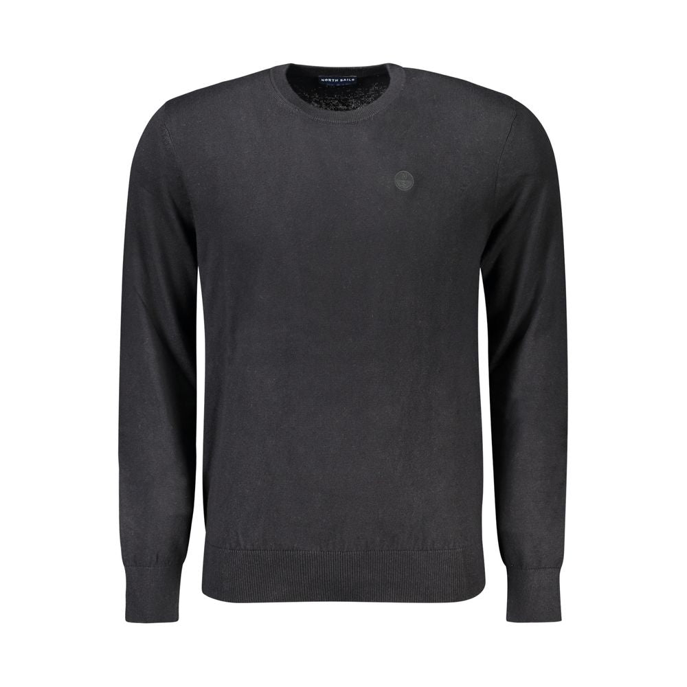 Black Cotton Men Sweater North Sails