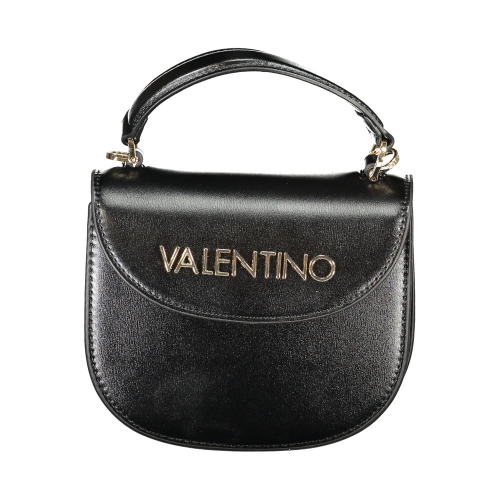 Black Polyethylene Women Handbag Mario Valentino