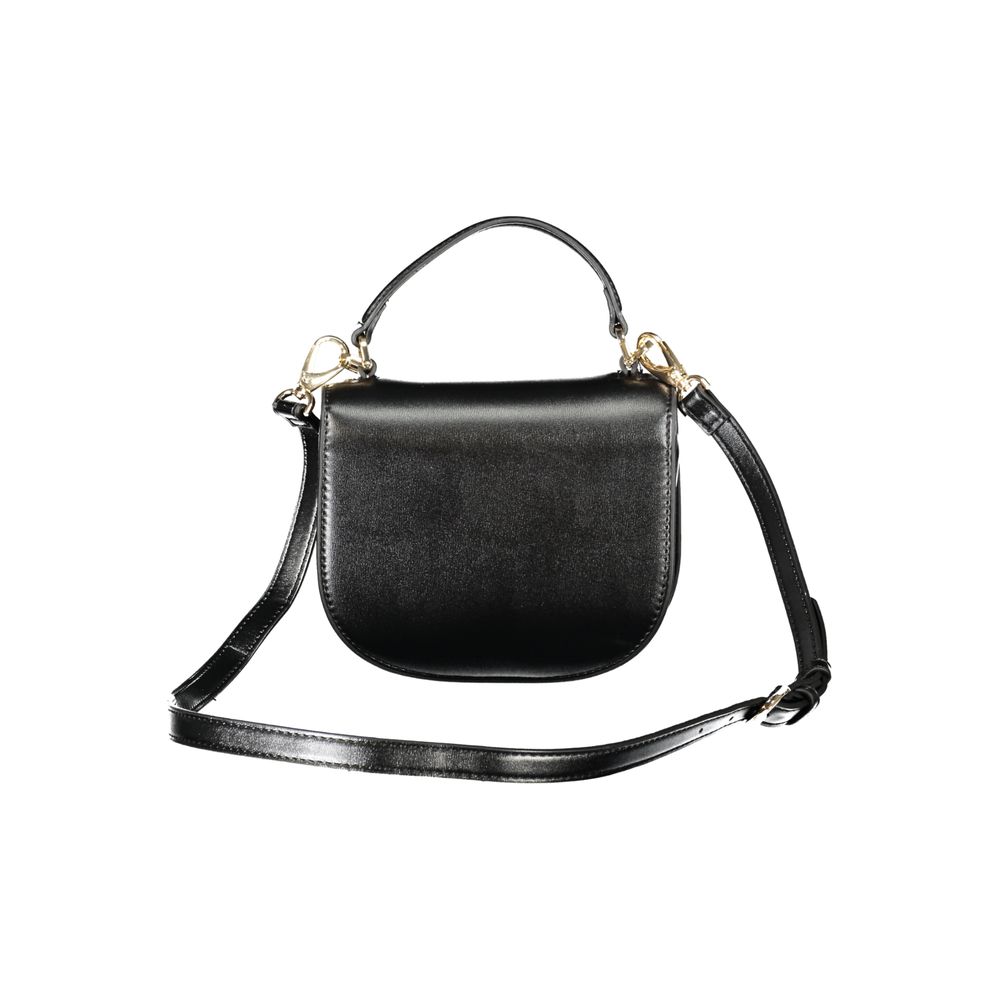 Black Polyethylene Women Handbag Mario Valentino