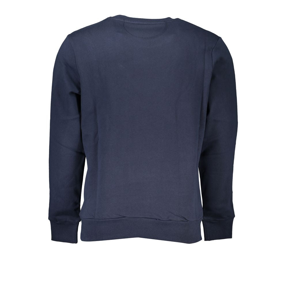 Blue Cotton Men Sweater La Martina