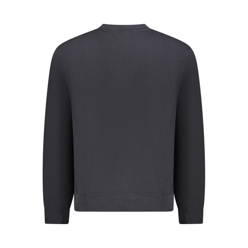Black Cotton Men Sweater Napapijri