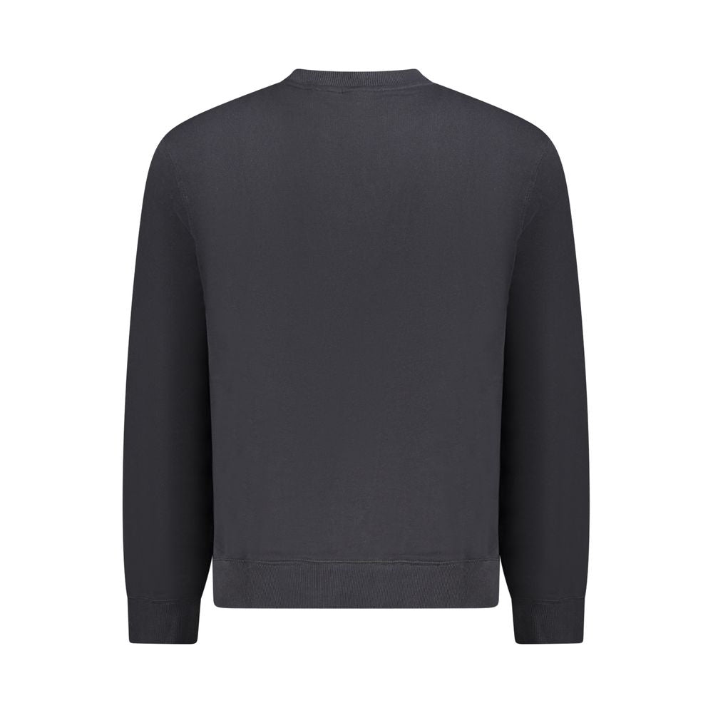 Black Cotton Men Sweater Napapijri
