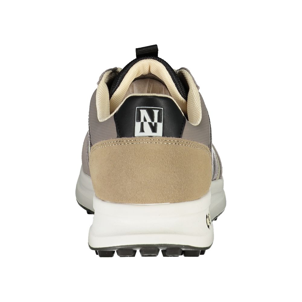 Sleek Laced Sports Sneakers with Contrast Accents Napapijri