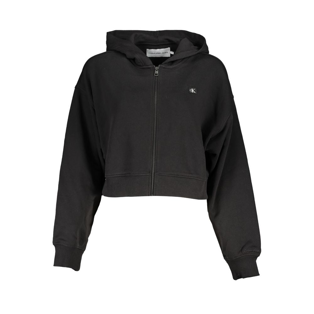 Black Cotton Women Sweater Calvin Klein