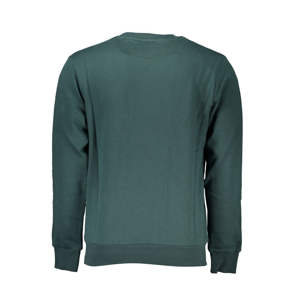 Green Cotton Men Sweater La Martina