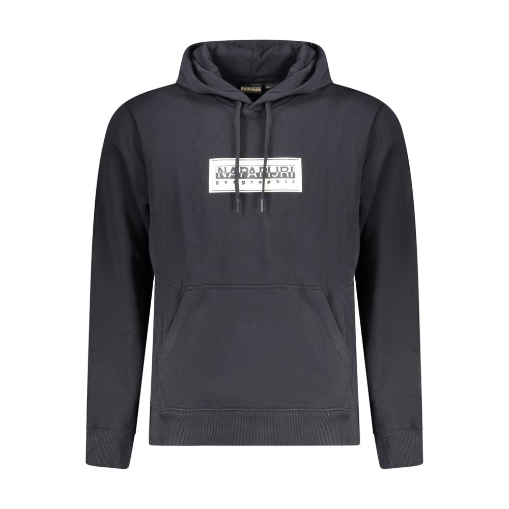 Black Cotton Men Sweater Napapijri