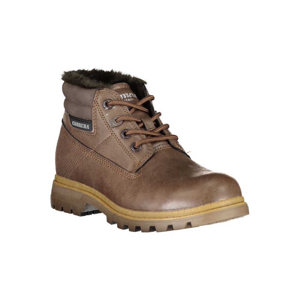 Brown Polyester Women's Boot Carrera