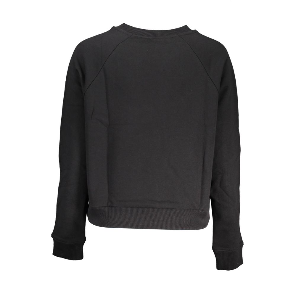 Black Cotton Women Sweater Vans