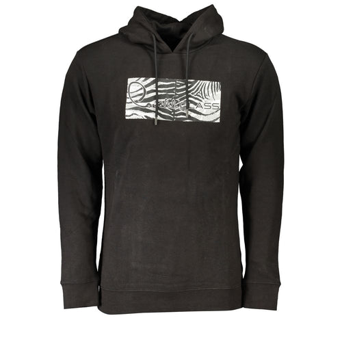 Black Cotton Men Sweater Cavalli Class