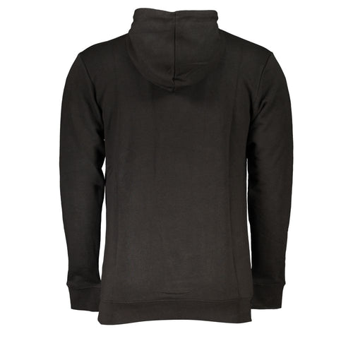 Black Cotton Men Sweater Cavalli Class