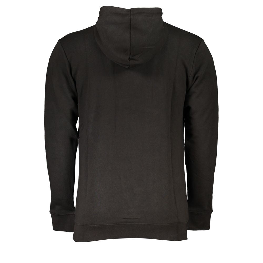 Black Cotton Men Sweater Cavalli Class
