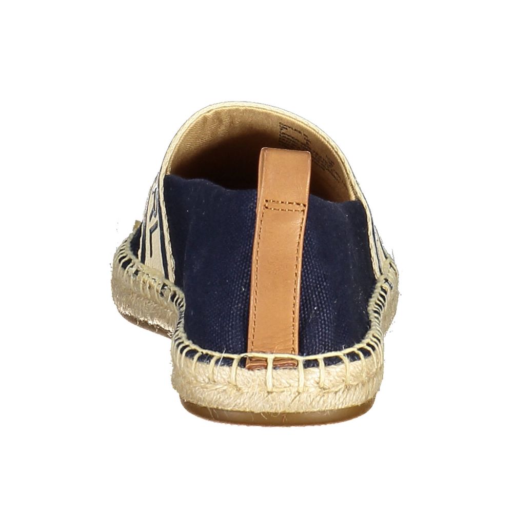 Blue Polyester Women Flat Shoe Ralph Lauren