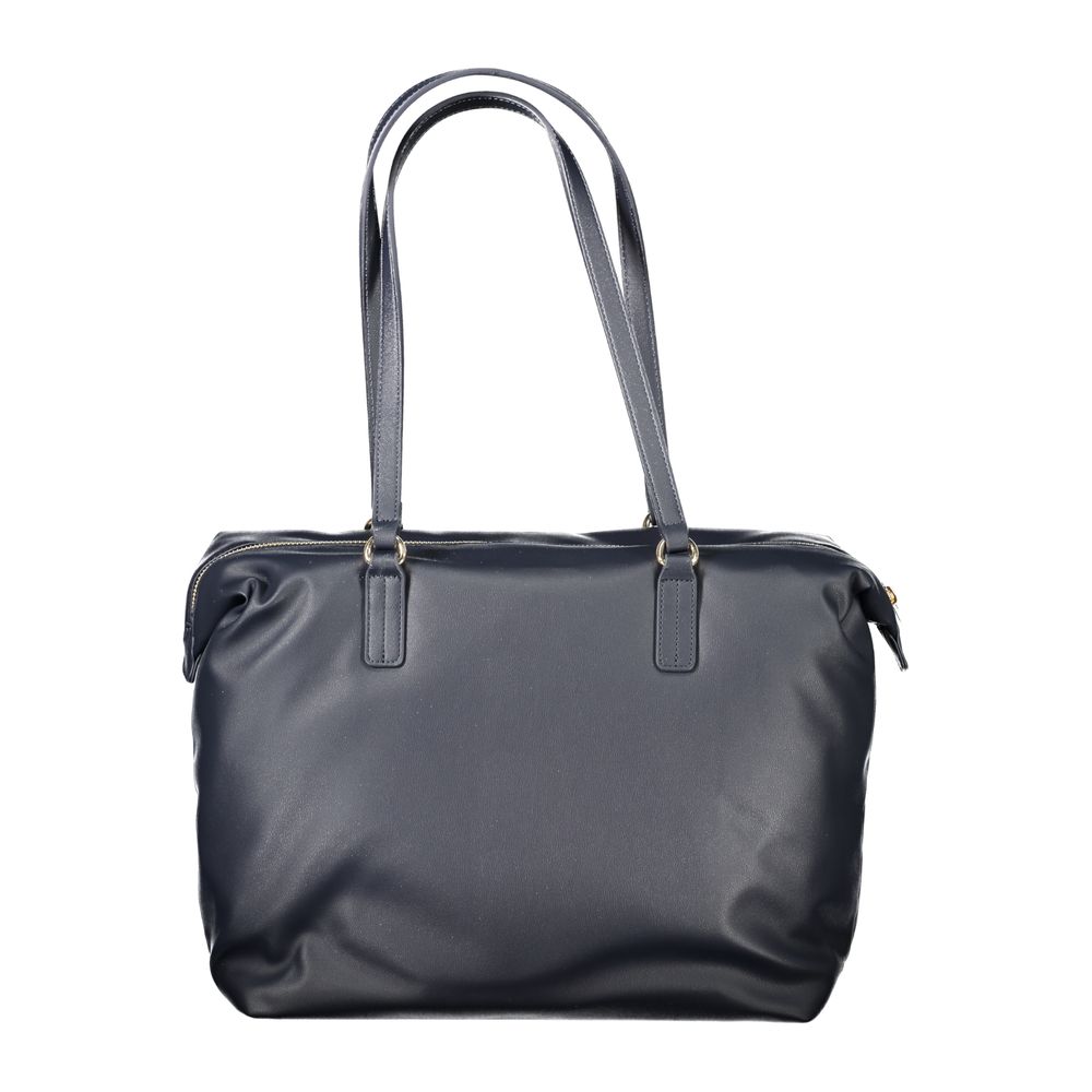 Blue Polyester Women Handbag Tommy Hilfiger