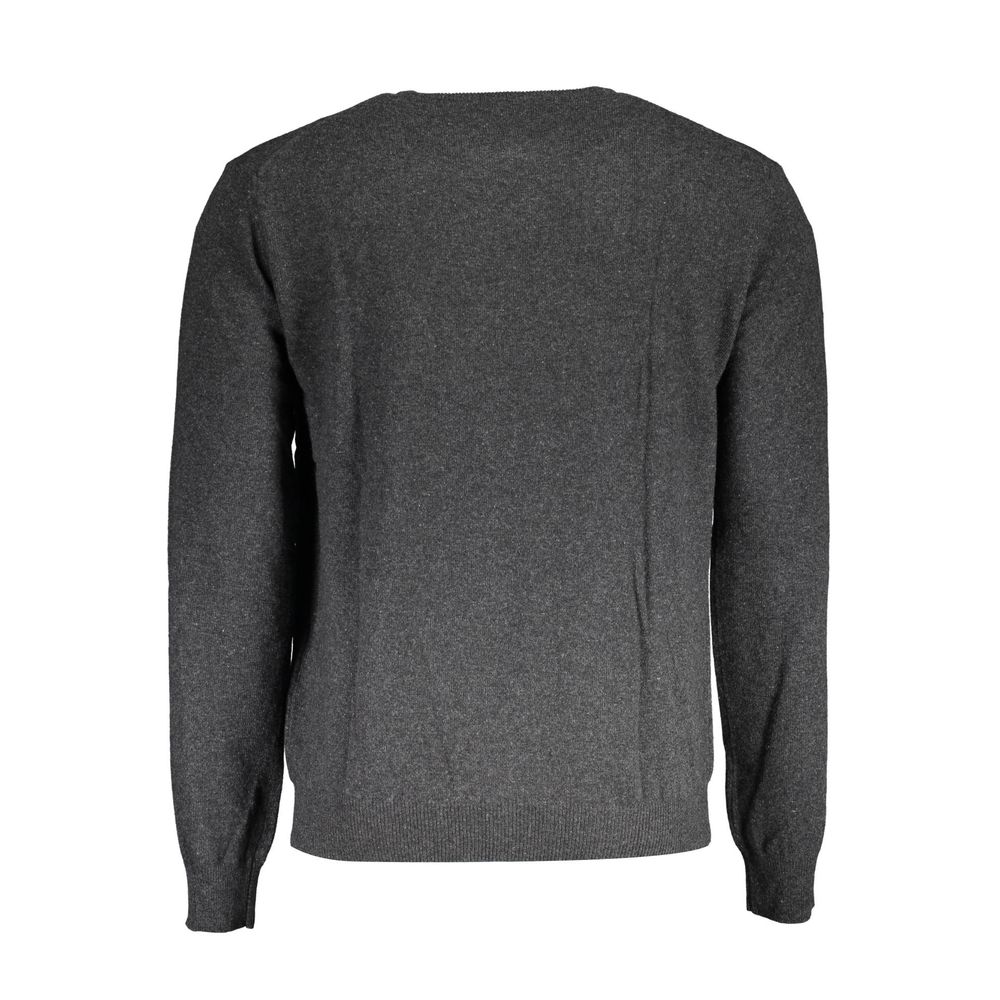 Brown Wool Men Sweater La Martina