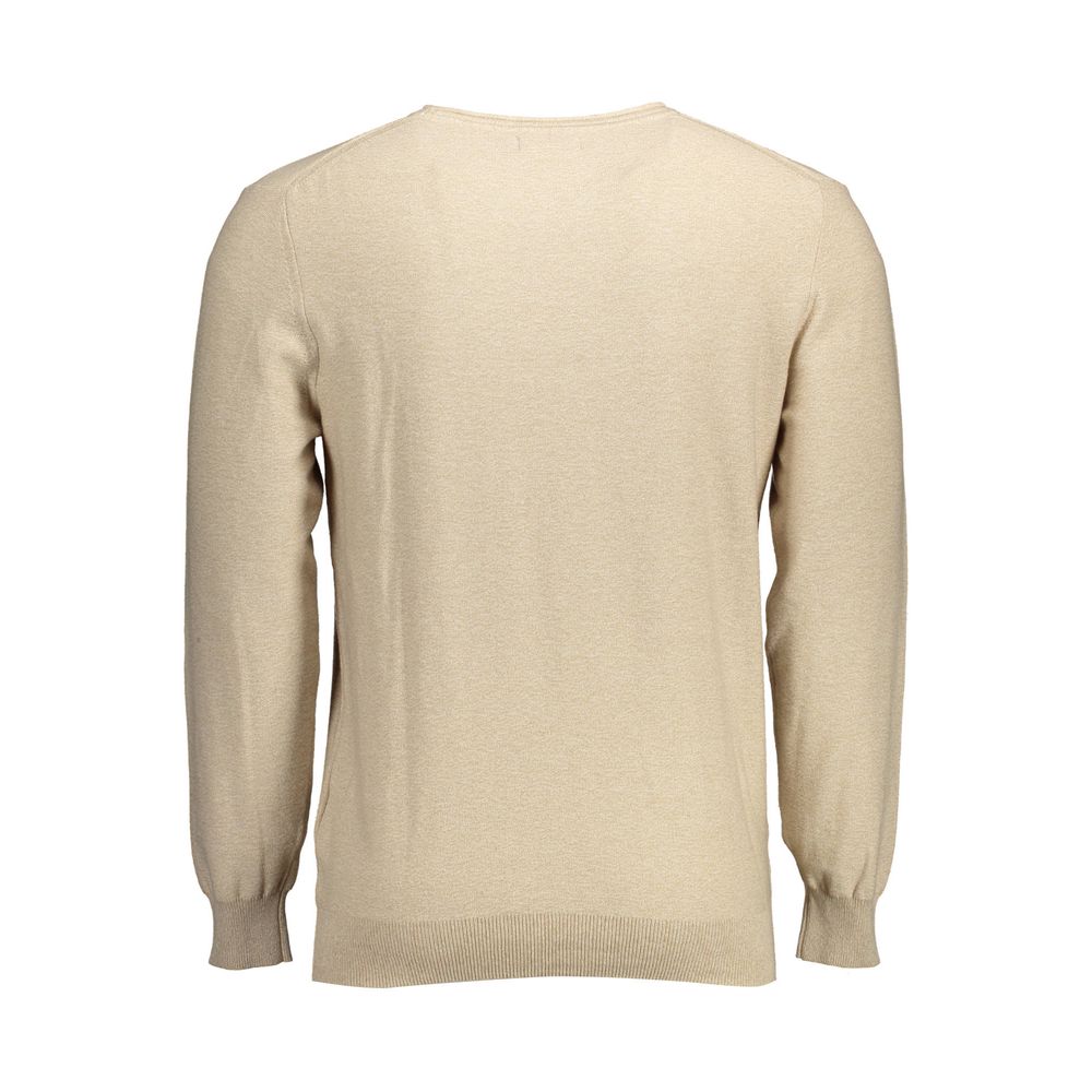 Beige Cotton Men Sweater Gant