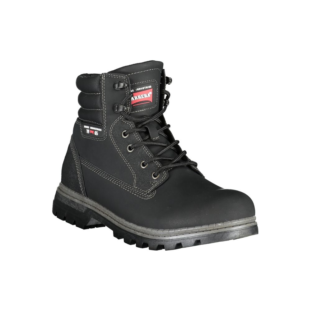Black Polyester Men Boot Carrera
